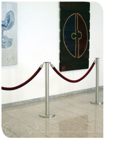 Kundenleitsysteme mit Kordel