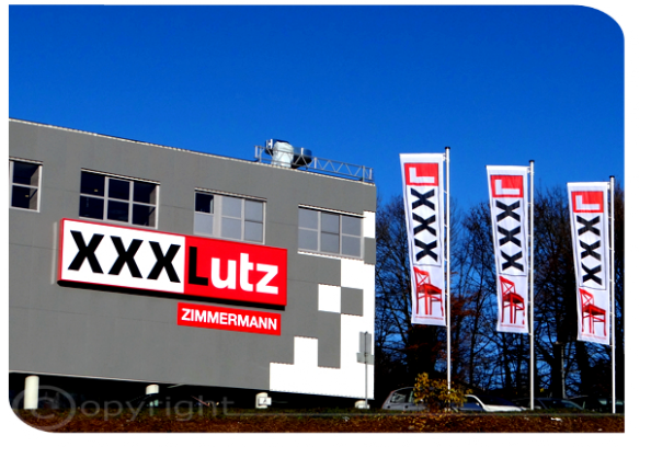 Fahnenmast Sylt mit Kurbelhissvorrichtung