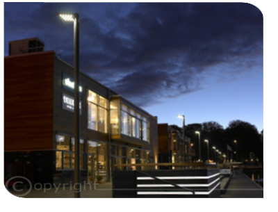 Lichtmast aus Aluminium