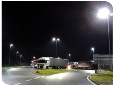 Lichtmaste aus Stahl