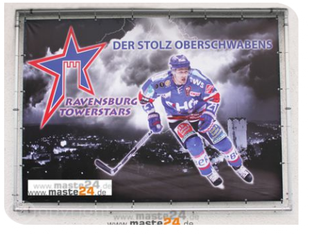 Spannrahmen Werbebanner