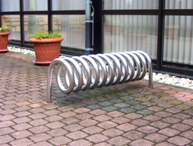 designorientierter Fahrradständer Ikone