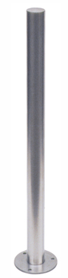Edelstahl-Absperrpfosten rund Ø 60 mm ortsfest