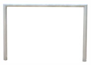 Edelstahl-Rohrbügel Ø 48 mm ortsfest