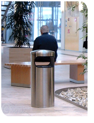 Edelstahl Standascher und Abfallbehälter Indoor