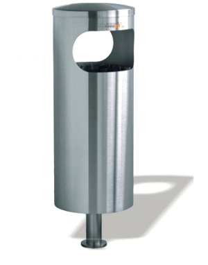 Edelstahl Abfallbehälter für Aussen