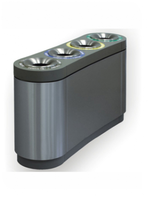 Edelstahl-Abfall-Trenneinheit für Innenbereiche