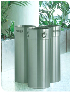 Abfalltrennsysteme aus Edelstahl