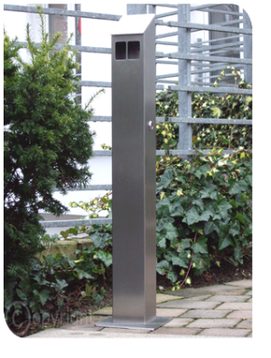 Edelstahl-Standascher