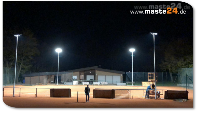 Flutlichtspringen Springen unter Flutlicht