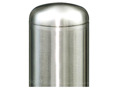 Absperrpfosten aus Edelstahl